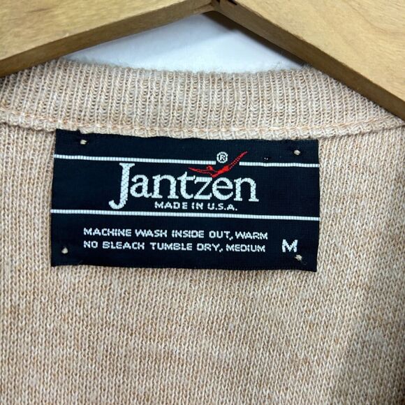 Vintage Jantzen Pull Over Sweater Vest Mens M Unisex Blokewear Grandpacore - Picture 3 of 4